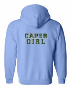 Caper Girl Left Chest and Back Zip Hoodie - Unisex