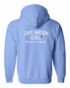 CB Girl Forever and Always Left Chest & Back Zip Hoodie - Unisex