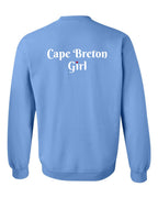 CB Girl Heart Dot Left Chest & Back Crewneck Sweatshirt - Unisex