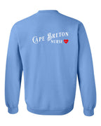 CB Nurse Left Chest and Back Crewneck Sweatshirt - Unisex