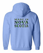 Made In NS Tartan Left Chest and Back Zip Hoodie - Unisex