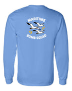 Maritime Bomb Squad Left Chest & Back Long Sleeve Tee - Unisex