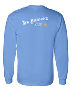 NB Guy Yellow Compass Left Chest and Back Long Sleeve Tee - Unisex