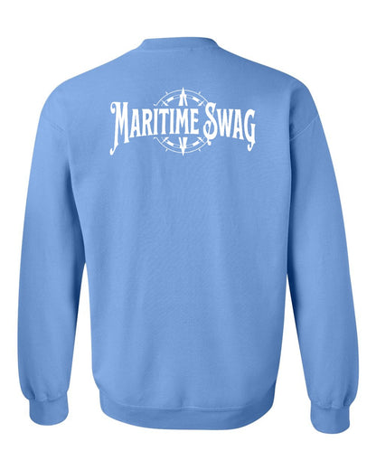 Maritime Swag Logo Left Chest and Back Crewneck