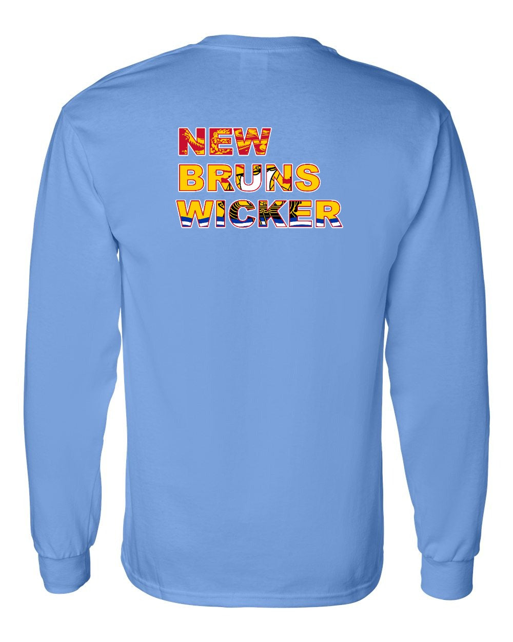 New Bruns Wicker Left Chest and Back Long Sleeve Tee - Unisex