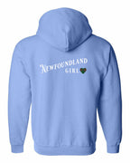 NFLD Girl Tartan Left Chest and Back Zip Hoodie - Unisex