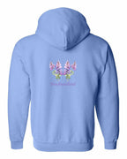 NFLD Lupins Left Chest and Back Zip Hoodie - Unisex