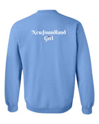NFLD Girl Heart Dot Left Chest & Back Crewneck Sweatshirt - Unisex