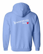 NFLD Mom Left Chest and Back Zip Hoodie - Unisex