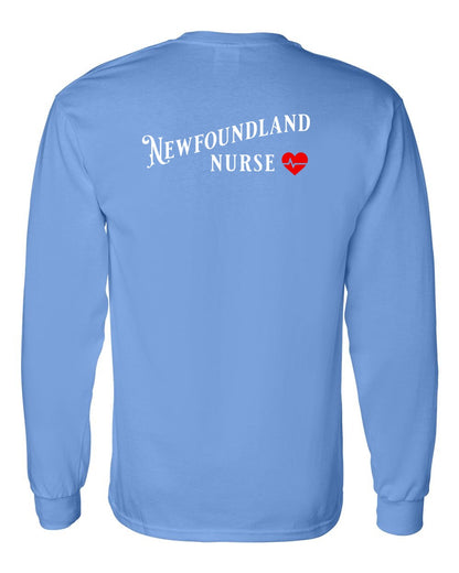 Newfoundland Nurse Left Chest and Back Long Sleeve