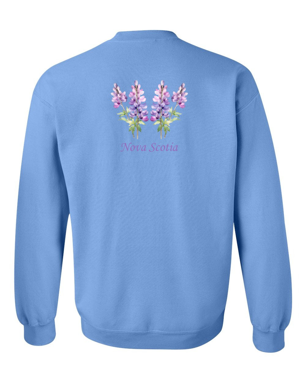Nova Scotia Lupins Left Chest and Back crew-neck