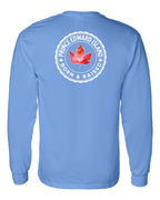 Born and Raised PEI Left Chest and Back Long Sleeve - Gildan Canada (sewn Internationally) - Unisex
