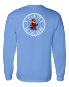 Plaid to the Bone Beaver Left Chest and Back Long Sleeve - Gildan Canada (sewn Internationally) - Unisex