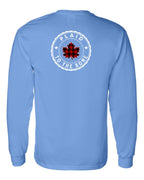 Plaid to the Bone Circle Leaf Left Chest and Back Long Sleeve - Gildan Canada (sewn Internationally) - Unisex