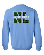 NFLD and Labrador Saltwater Raised Left Chest and Back Crewneck Sweatshirt - Unisex