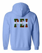 PEI Saltwater Raised Left Chest & Back Zip Hoodie - Unisex
