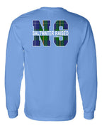 Saltwater Raised NS Left Chest and Back Long Sleeve Tee - Unisex