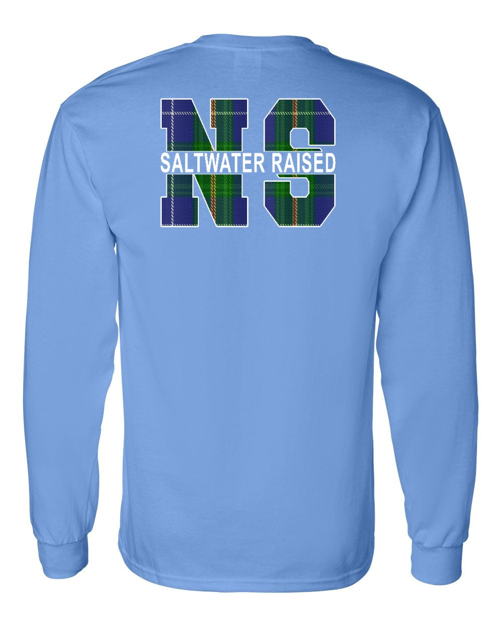 Saltwater Raised Left Chest and Back Long Sleeve Tee
