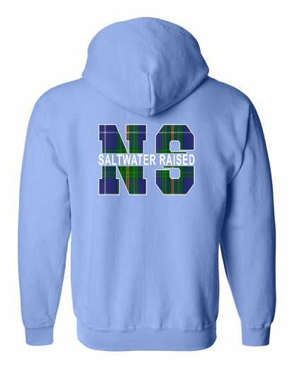 Saltwater Raised Left Chest and Back zip-hoodie