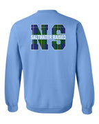 Saltwater Raised NS Left Chest and Back Crewneck Sweatshirt - Unisex