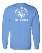 Maritime Swag CB Compass Left Chest and Back Long Sleeve Tee - Unisex