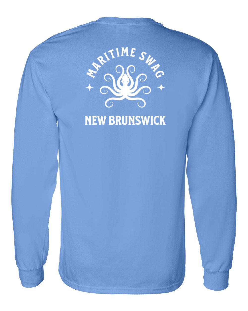 Maritime Swag NB Octopus Left Chest and Back Long Sleeve Tee - Unisex