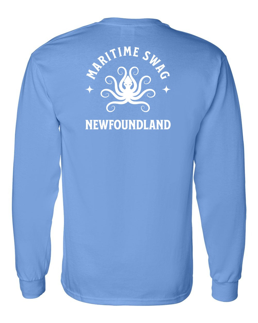 Maritime Swag Newfoundland Octopus Left Chest and Back Long Sleeve