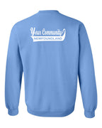 Custom Your Community Swoop (NFLD) Left Chest and Back Crewneck Sweatshirt - Unisex