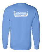 Custom Your Community Swoop (NS) Left Chest and Back Long Sleeve Tee - Unisex