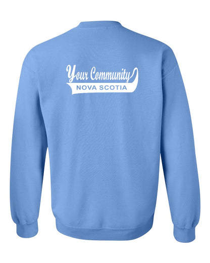 Your Community Swoop (Nova Scotia) Left Chest and Back crew-neck