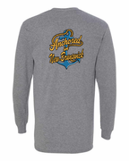 Anchored in NB Left Chest and Back Long Sleeve Tee - Unisex