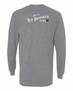 Just a NB Girl Tartan Left Chest and Back Long Sleeve Tee - Unisex