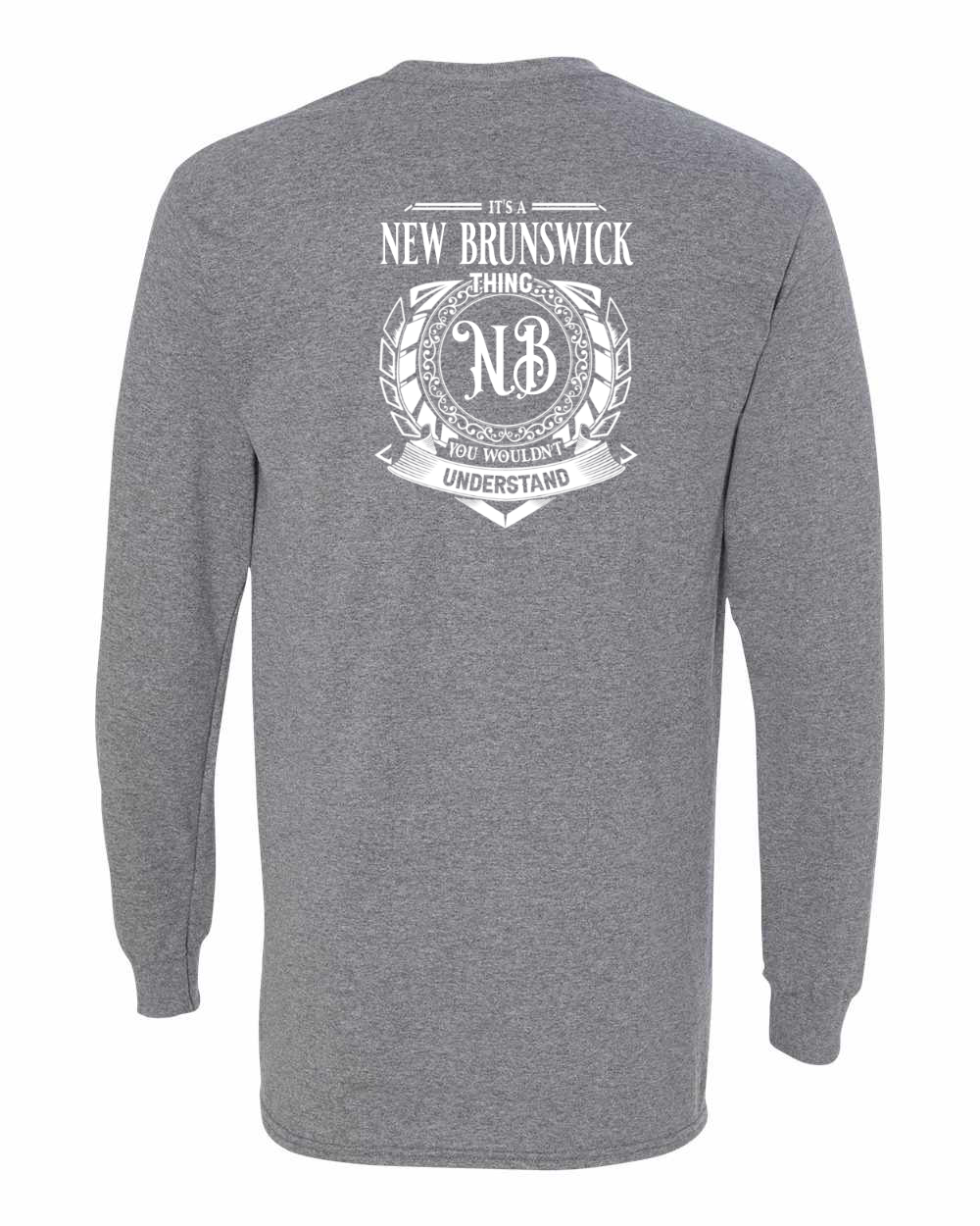 It's  A NB Thing Left Chest and Back Long Sleeve Tee - Unisex
