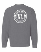 Born & Raised NFLD Left Chest and Back Crewneck Sweatshirt - Unisex