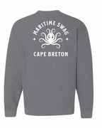 Maritime Swag CB Octopus Left Chest and Back Crewneck Sweatshirt - Unisex