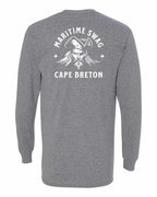 Maritime Swag CB Pirate Left Chest and Back Long Sleeve Tee - Unisex