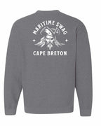 Maritime Swag CB Pirate Left Chest and Back Crewneck Sweatshirt - Unisex