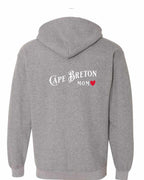 CB Mom Left Chest and Back Zip Hoodie - Unisex