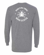 Maritime Swag NS Octopus Left Chest and Back Long Sleeve Tee - Unisex