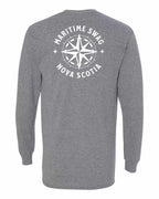 Maritime Swag NS Compass Left Chest and Back Long Sleeve Tee - Unisex