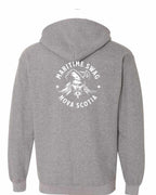 Maritime Swag NS Pirate Left Chest and Back Zip Hoodie - Unisex