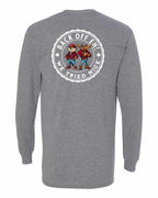 Back off  Eh ! We Tried Nice Left Chest and Back Long Sleeve - Gildan Canada (sewn Internationally) - Unisex