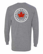 Calm Cool Canadian Leaf Left Chest and Back Long Sleeve - Gildan Canada (sewn Internationally) - Unisex