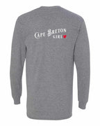 CB Girl Left Chest and Back Long Sleeve Tee - Unisex