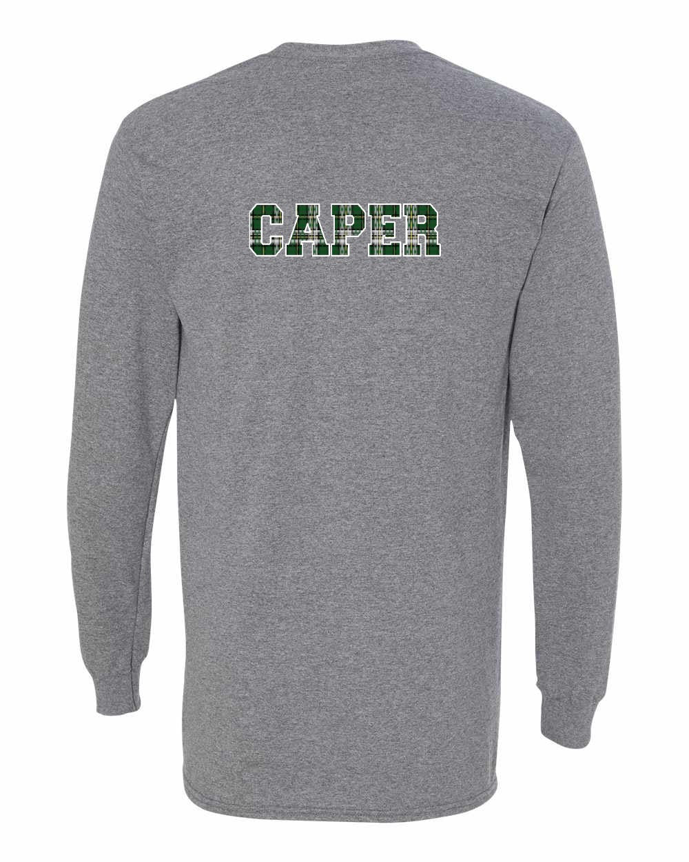 Caper Left Chest and Back Long Sleeve Tee - Unisex