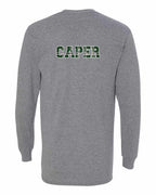 Caper Left Chest and Back Long Sleeve Tee - Unisex