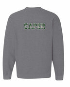 Caper Left Chest and Back Crewneck Sweatshirt - Unisex