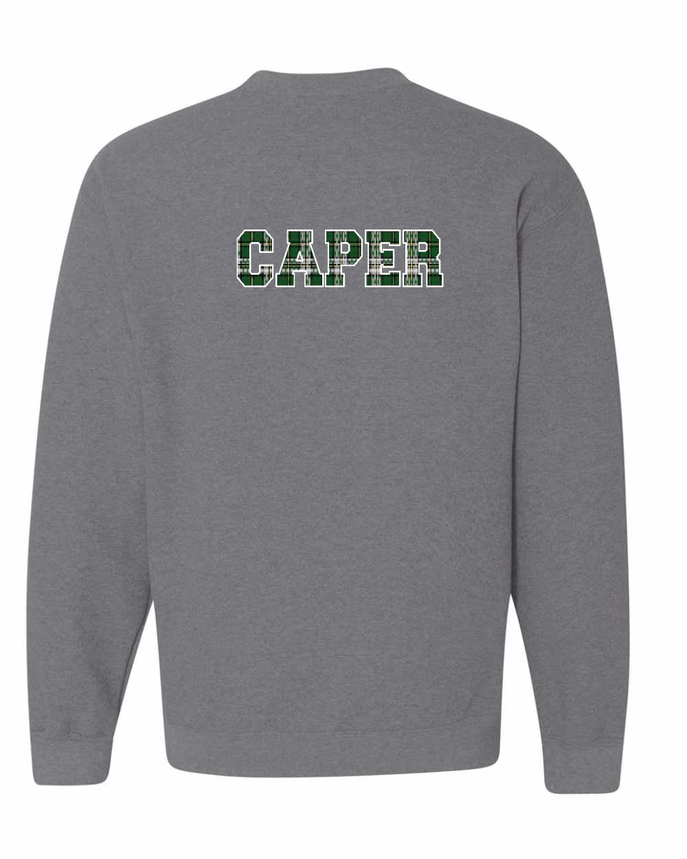 Caper Left Chest and Back Crewneck Sweatshirt - Unisex