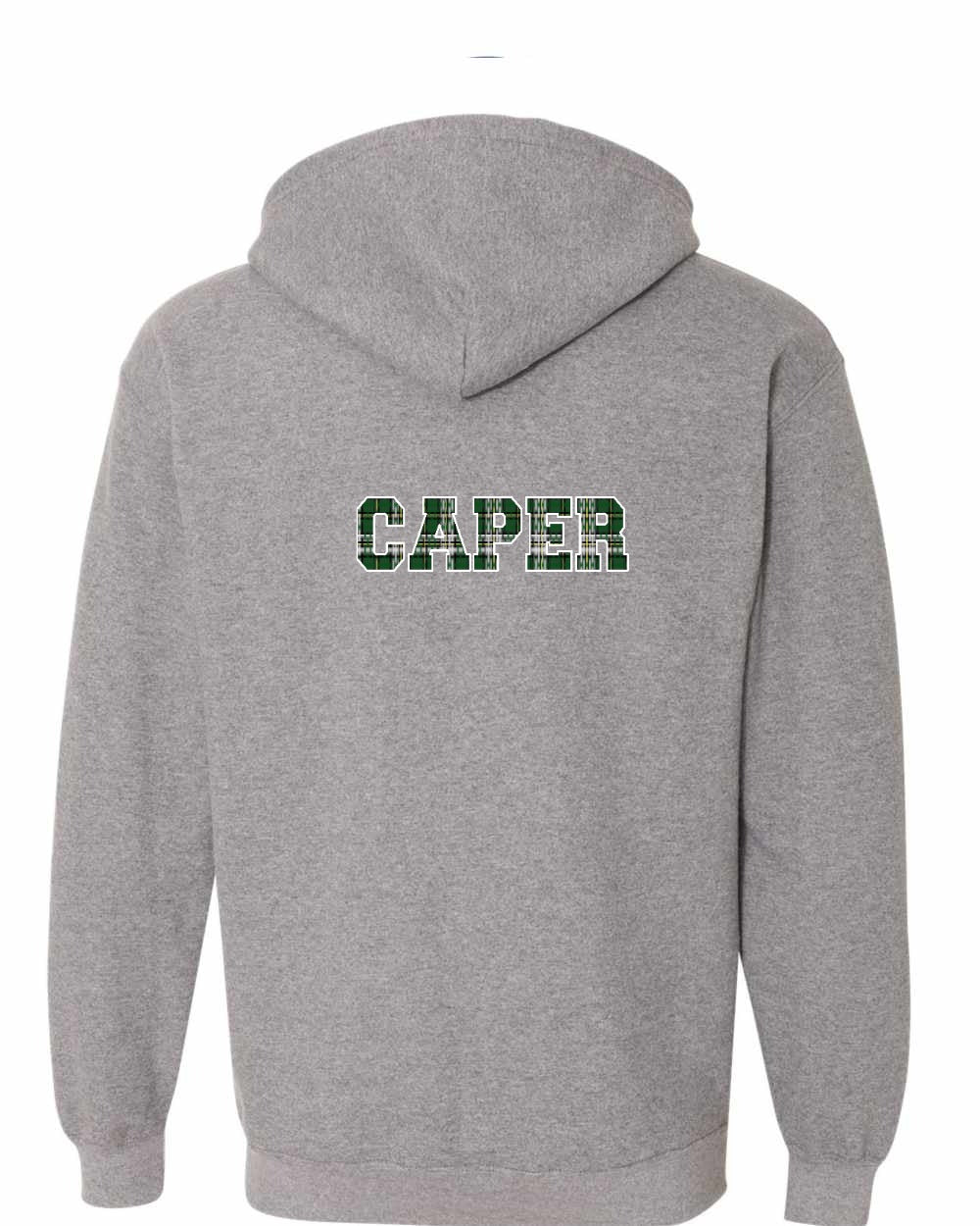 Caper Left Chest and Back Zip Hoodie - Unisex