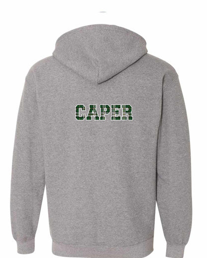 Caper Left Chest and Back Zip Hoodie